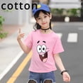 thumbnail image 2 of Ropa de dibujos animados para niños, camisetas de algodón con estampado de dibujos animados de manga corta de Anime para verano, 2 of 5