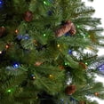 thumbnail image 5 of Nearly Natural Fraser Clear Prelit LED Green Decorated Fir Christmas Tree, 10', 5 of 11