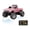 Pink, variant on 1/64 Mini RC Truck Alloy Die-Cast, 2.4GHz Proportional Remote Control Monster Truck, 3-Speed LED Lights Shock Absorption, Indoor Outdoor Desktop Racing Hobby Vehicle Gifts for Adults