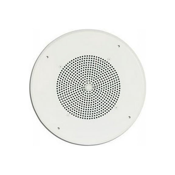 Bogen Communications S810 8" Ceiling Speaker Assembly with Recessed Volume Control and Screw Terminal Bridge, White
