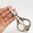 thumbnail image 4 of HLONK 2Inch Stainless Steel Scissors Silver Sewing Embroidery Scissors Small Precision Detail Scissors Vintage Shears Sharp Cutter for Fabric Paper Cutting Craft Art Work DIY Tool DIY, 4 of 6