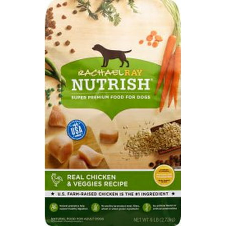 Rachael Ray Nutrish Natural Dry Dog Food, Real Chicken & Veggies Recipe, 6 (Best Senior Dog Food Uk)