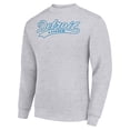 thumbnail image 2 of Men's Starter Heather Gray Detroit Lions Tailsweep Team Graphic Tri-Blend Fleece Pullover Sweatshirt, 2 of 3