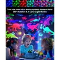 thumbnail image 3 of Dinosaur Projector Lamp, Dinosaur Toy Night Light for Kids, 360-Degree Rotating Projection and 12 Types of White Noise, Starry Night Lights for Room Decoration (Blue), 3 of 9