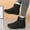 Black, variant on YOUSNH Womens Mens Warm Lined Winter Snow Boots Ankle Boots Outdoor Booties Comfortable Shoes for Women Men Women Boots Brown 11