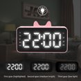 thumbnail image 2 of (Q9 versión negra en inglés) Reloj despertador inalámbrico Bluetooth altavoz con pantalla mini altavoz real 1200 mAh, 2 of 8