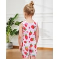 thumbnail image 3 of Gymnastics Leotards for Girls Shiny Toddler Biketard&nbsp;Unitard Heart Butterfly Strawberry One Piece Tumbling Outfits, 3 of 6