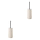 thumbnail image 1 of Monstrate 2 unids/set fácil de limpiar juego de portaescobilla de acero inoxidable piezas reemplazables de cepillo de alta densidad Beige 10. Khaxahkm 2Conjunto, 1 of 6