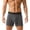 Dark Gray_005, variant on Domuza Mens Underwear Boxer Briefs, Cool & Breathable Cotton Moisture-Wicking Underwear White L