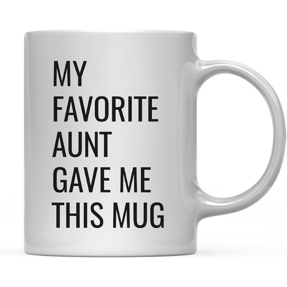 Andaz Press 11oz. Funny Coffee Mug Gag Gift, My Favorite Cousin Gave Me This Mug, 1-Pack, Birthday Christmas Sarcastic Humor Gift Ideas Gifts For Cousins, Cousin Gifts For Men Cousin Mug