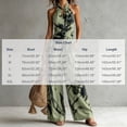 thumbnail image 3 of Sunnin Halter Neck Floral Jumpsuit with Pockets Wide Leg Sleeveless Casual Summer Wear, 3 of 6