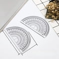 thumbnail image 2 of Giaone Mathematics Drawing Ruler Straight Ruler Set Square Protractor Geometry Tool, 2 of 11