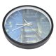 thumbnail image 5 of Reloj de pared con luz nocturna LED, reloj de pared con Control de sonido, reloj de pared redondo de Metal negro para sala de estar, 5 of 14