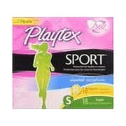 Playtex Sport Unscented Multi-Pack Tampons 36 ea (Pack of 2)