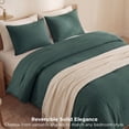 thumbnail image 4 of U by Bedsure 3 Pieces King Comforter Bedding Set, Mallard Green Bed Comforter Set for All Seasons, 1 Lightweight Prewashed Comforter and 2 Pillowcases, 4 of 8