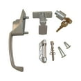 thumbnail image 1 of Matte Steel Screen Door Handle with Key, 1 of 1