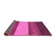 thumbnail image 2 of Ahgly Company Indoor Round Abstract Purple Modern Area Rugs, 7' Round, 2 of 4