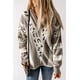thumbnail image 4 of ABPHQTO Suéter De Mujer Con Cuello En V Y Estampado Animal Gris, 4 of 5