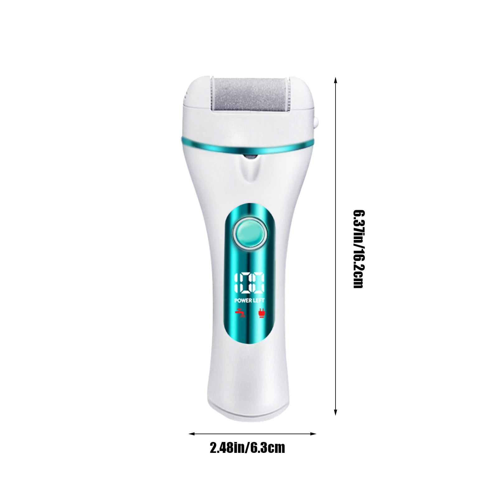 Electric Foot Callus Remover Kit,LED Display, Rechargeable Callous removers, with 3 Grinding Heads ,Waterproof Foot Scrubber File, Professional Pedicure Tools kit Feet Care for Dead, Cracked Dry Skin