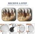 thumbnail image 6 of Sikiie Horses running Print Foldable Car Windshield Sun Visor, Car Window Sunshade Suitable for Sedan, SUV and Truck Car Accessories-Large, 6 of 6