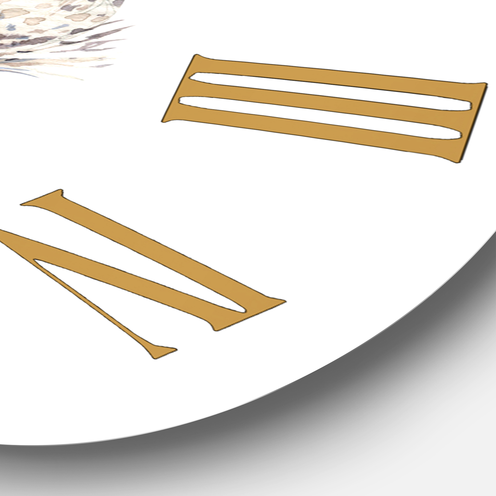 Designart 1 in Quartz Bohemian Wall Clock