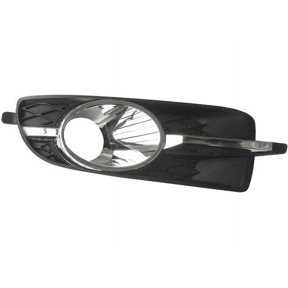 Left Driver Side Fog Light Bezel with Chrome Molding - Compatible with 2010 - 2013 Buick LaCrosse 2011 2012