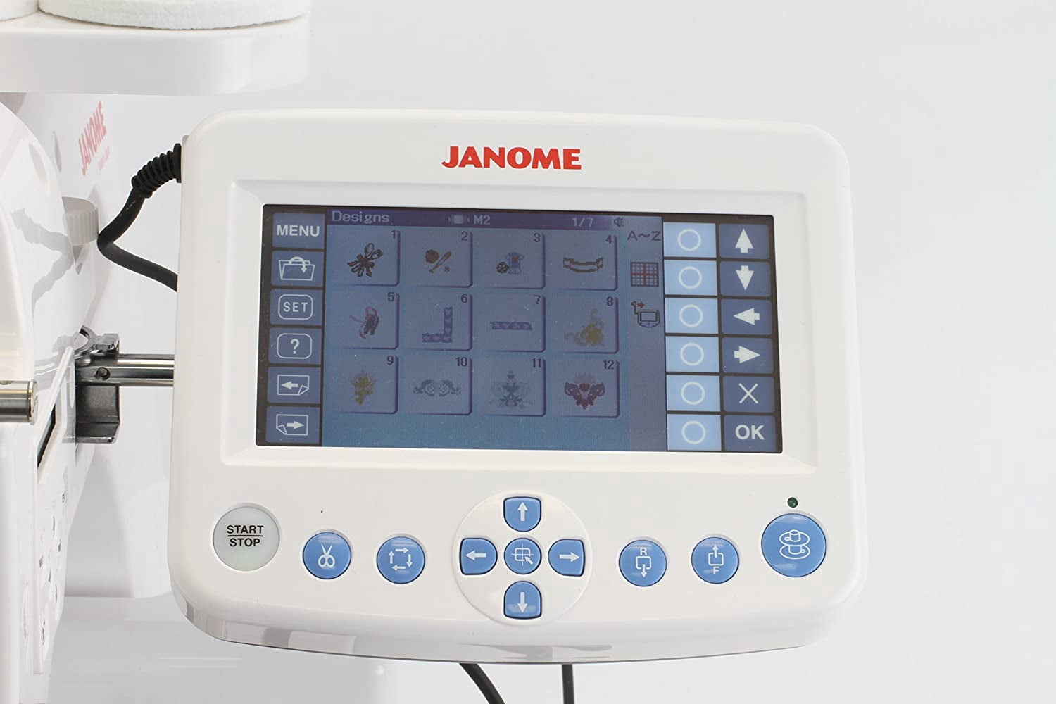 janome mb-4s four needle embroidery machine includes free bonus accessories
