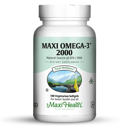 Maxi Health Maxi Omega-3 Softgels, 2000 Mg, 100 (Best Kosher Omega 3)