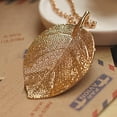 thumbnail image 2 of Uinagy Leaf Sweater Chain Necklace, 2 of 6