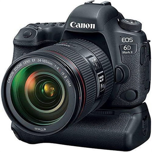 Canon EOS 6D Mark II DSLR Camera Kit +24-105mm is II USM Lens +