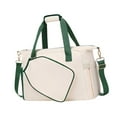 thumbnail image 5 of AMLESO Pickleball Racket Bag Pickleball Bag Gym Bag Handbag Lightweight Carry Bag Multipurpose for Men Women Pickleball Racquet Bag White Green, 5 of 9