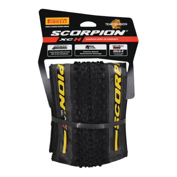 Pirelli SCORPION XC H Yellow Label Bicycle Tire (29" x 2.2) Optimal Speed and Grip Bicycle Tire