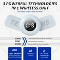 thumbnail image 3 of IKeener Electrode Wireless Massager - Rechargeable TENS Unit Muscle Stimulator 20 Levels Adjust Body Massager（With Four Patches）, 3 of 7