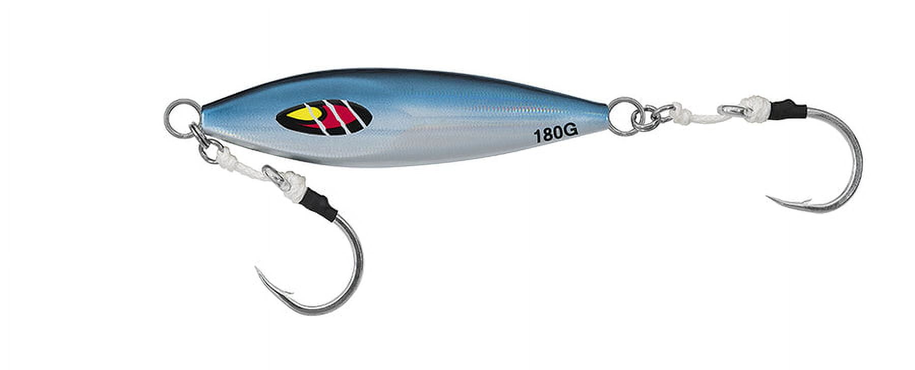 Daiwa MRS260G14 Mr. Slow Metal Jig Color: Zebra Red Gold, 9 1/8 oz. Hook Size