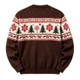thumbnail image 5 of JAJAHO Kids Boys Christmas Sweatshirt Christmas Tree Print Crew Neck Pullover Xmas Holiday Tops For 2-14 Years, 5 of 5