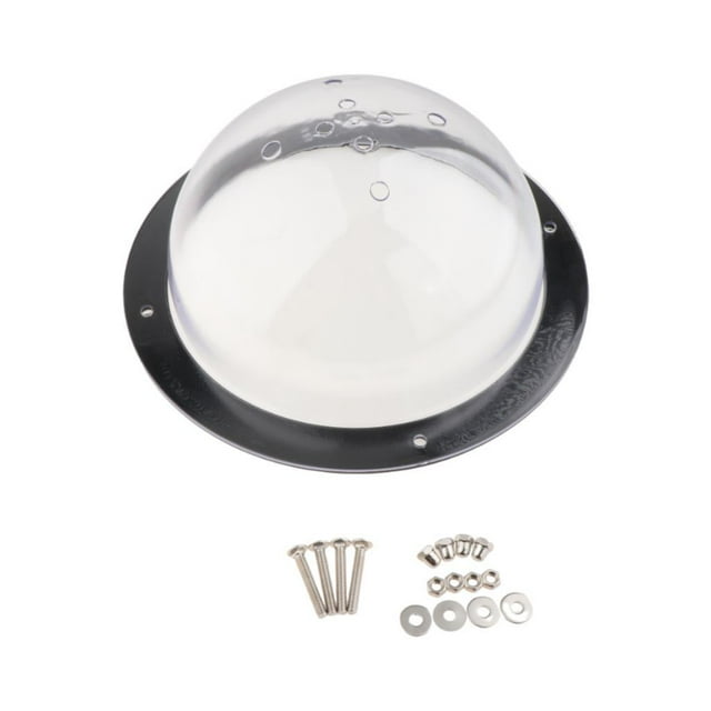 Valla para perros Ventana Valla para perros Visor de ventana Cúpula acrílica transparente para Patio, Parque infantil, Perrera, Casa de gatos,