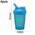 thumbnail image 2 of Protein Shaker Bottle, Leakproof Shaker Cup Blender Shaker Bottles, Clear, 2 of 5