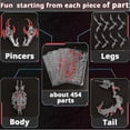 thumbnail image 4 of 454 Pieces Scorpion 3d Metal Model Kits, 4 of 5