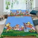 thumbnail image 2 of Osos Montañeses Conjunto de sábanas temático, trío de piezas, cómodo y amigable con la piel, diseño único, regalo de decoración para el hogar para familiares, amigos y fans,135cm *200cm, 2 of 6