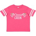 thumbnail image 3 of Inktastic Cousin Crew with Flowers Girls Toddler T-Shirt, 3 of 5