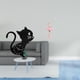 thumbnail image 2 of Reloj de pared de gato acrílico y escultura de figura decorativa moderna de dibujos animados para sala de estar, oficina y estudio., 2 of 8
