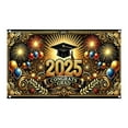 thumbnail image 2 of Danhjin Polyester Background Congrats Grad Backd Grad Backd Graduation Decorations Backd Backdrop, 2 of 6