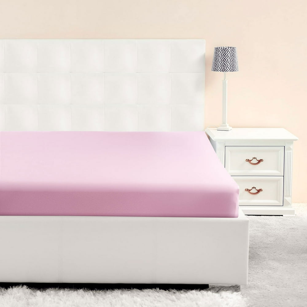 Soft Washed Cotton Bed Sheets with Deep Elastic Pocket Fitted Sheet