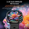 thumbnail image 2 of Reloj Inteligente LOKMAT 2,16'' 3 GB + 32 GB 4G SIM GPS WiFi (Negro), 2 of 9