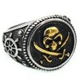 thumbnail image 4 of GKNET Gothic Mens Stainless Steel Gold Biker Pirate Skull Ring Size 6-15-12-Gold, 4 of 6
