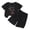 A37-Black, variant on Boys Girls Outfits Set 2 Piece Loungewear Set, Boys Short Sleeve T-Shirt and Pants Set for Toddlers Girls Fall Clothes Home Clothes Pajamas 12-24 Months 2T 3T 4T 5T 6T 7T Children 7-8 Years
