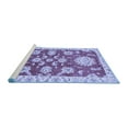 thumbnail image 2 of Ahgly Company Machine Washable Indoor Rectangle Oriental Blue Traditional Area Rugs, 2' x 4', 2 of 4