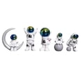 thumbnail image 2 of Figura de , juguetes educativos, adorno, figurita coleccionable, escultura de , estatua de resina para escritorio, sa de estar, 5 piezas Sunnimix estatuillas de astronautas, 2 of 8