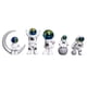 thumbnail image 2 of Adorno creativo de astronauta de 3 piezas para decoración de tartas, fiestas y salas de estar. 5 piezas, 2 of 9