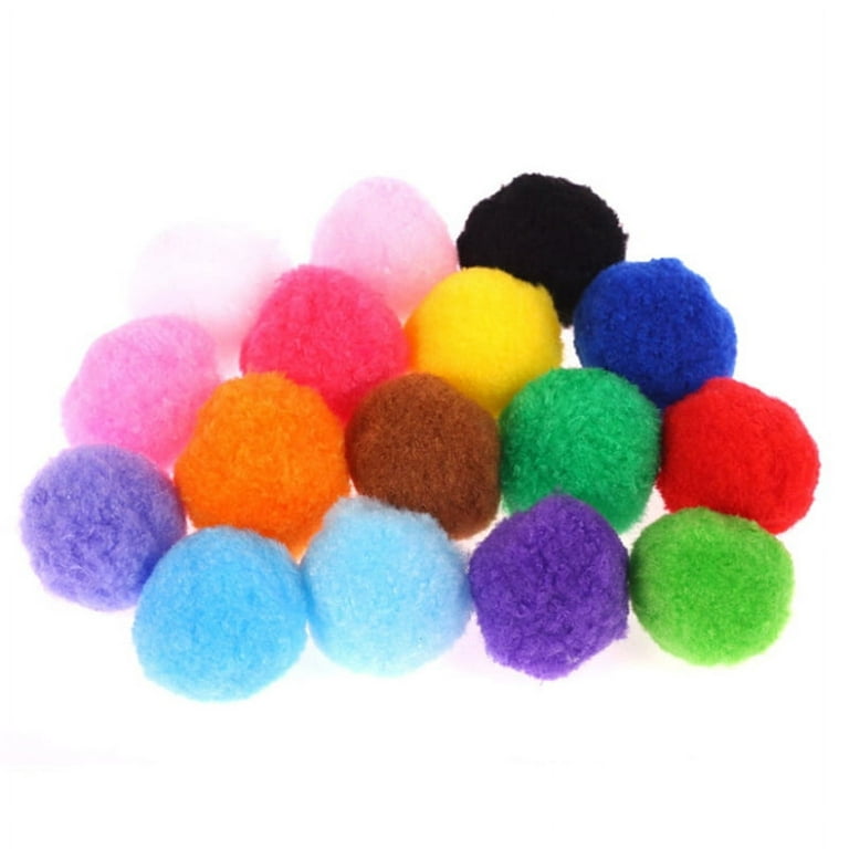 Dusty Mix 15mm Mini Pom Poms Miniature Craft Handmade Soft Tulle Small  Pompoms